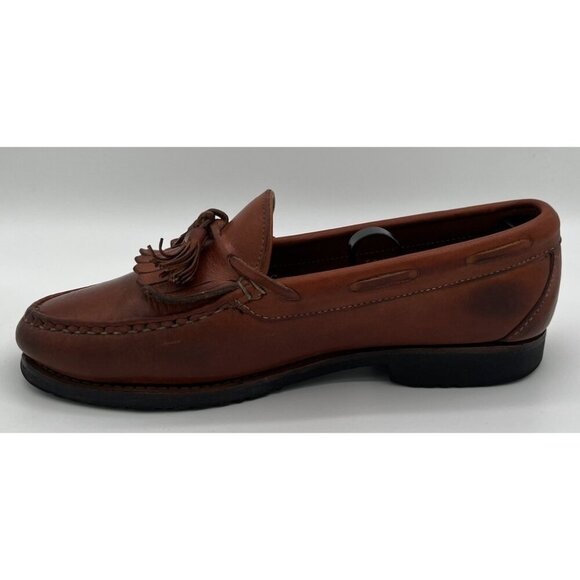 Allen Edmonds Nashua Loafers Size 8.5E Kiltie Tassel Black Brown Leather Shoes main image 9
